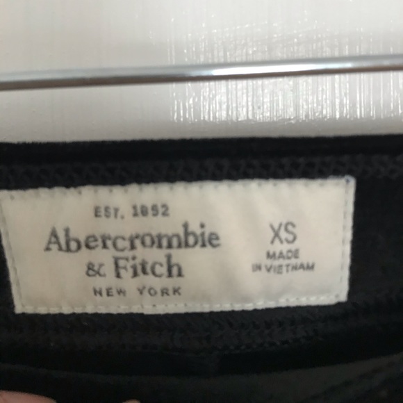 Abercrombie black velour leggings - Picture 2 of 3